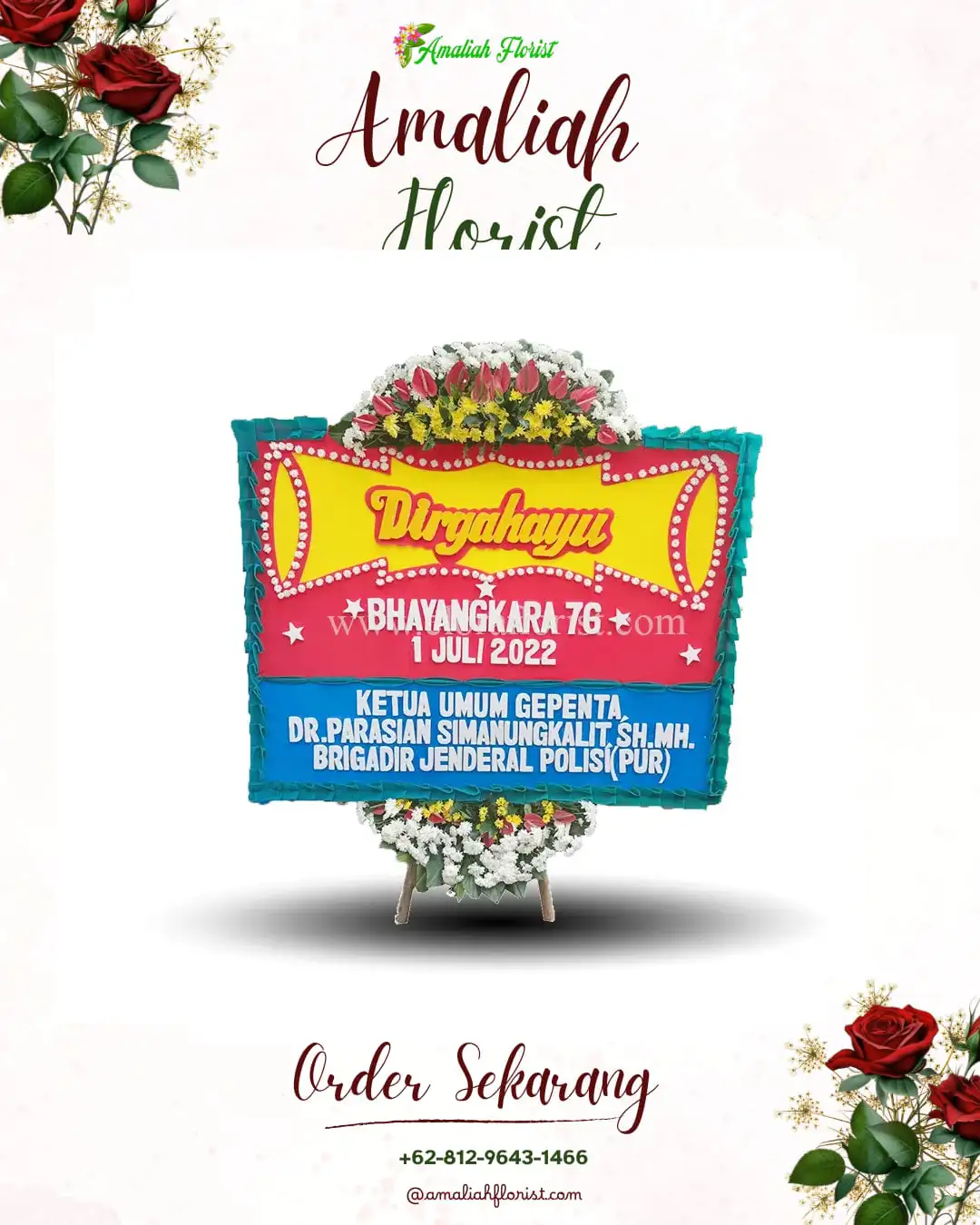 Papan Bunga HUT Ulang Tahun Ungasan
